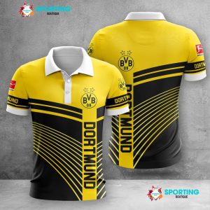 Borussia Dortmund Polo Shirt Golf Shirt 3D PLS1610