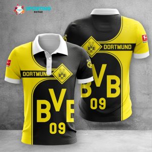 Borussia Dortmund Polo Shirt Golf Shirt 3D PLS1673