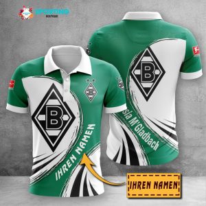 Borussia Monchengladbach Polo Shirt Golf Shirt 3D PLS2302