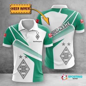 Borussia Monchengladbach Polo Shirt Golf Shirt 3D PLS514