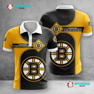 Boston Bruins Polo Shirt Golf Shirt 3D PLS1363