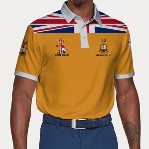 Bradford City Polo Shirt Golf Shirt 3D PLS1852