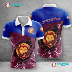 Brisbane Lions Polo Shirt Golf Shirt 3D PLS1235