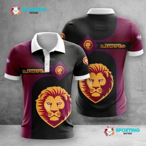 Brisbane Lions Polo Shirt Golf Shirt 3D PLS1999