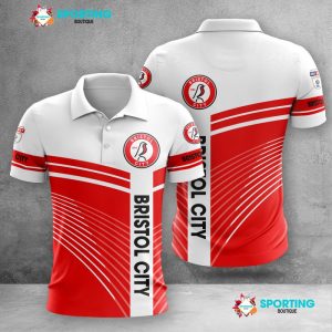 Bristol City Polo Shirt Golf Shirt 3D PLS548