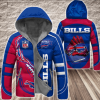 Buffalo Bills NFL 3D Custom Name Down Filled Coat DFC043