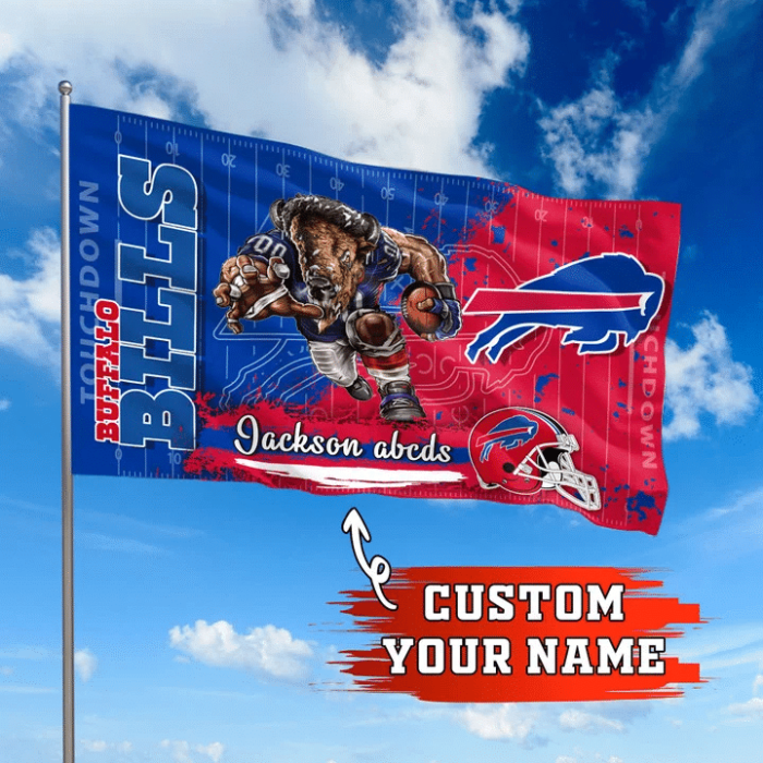 Buffalo Bills NFL Custom Fly Flag Outdoor Flag Trend 2023 Fl204