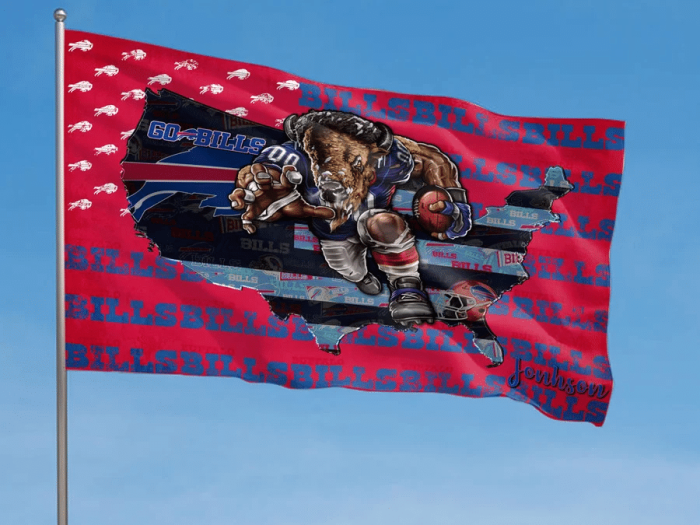 Buffalo Bills NFL Fly Flag Outdoor Flag Trend 2023 Fl208