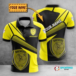 Burton Albion F.C Polo Shirt Golf Shirt 3D PLS404