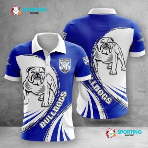 Canterbury Bankstown Bulldogs Polo Shirt Golf Shirt 3D PLS2086