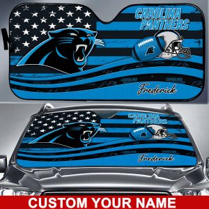 Carolina Panthers NFL Car Sun Shade CSS0478