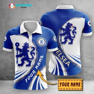 Chelsea F.C. Polo Shirt Golf Shirt 3D PLS2286