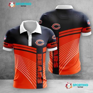 Chicago Bears Polo Shirt Golf Shirt 3D PLS1391