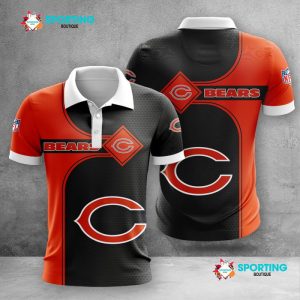 Chicago Bears Polo Shirt Golf Shirt 3D PLS1431