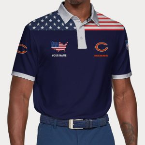 Chicago Bears Polo Shirt Golf Shirt 3D PLS1815