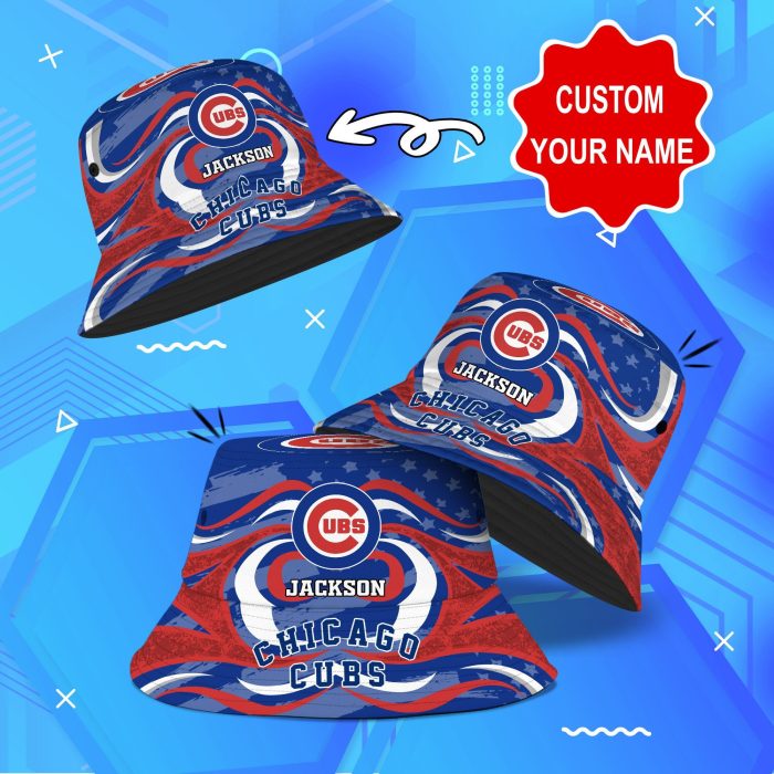Chicago Cubs MLB Bucket Hat Personalized SBH278