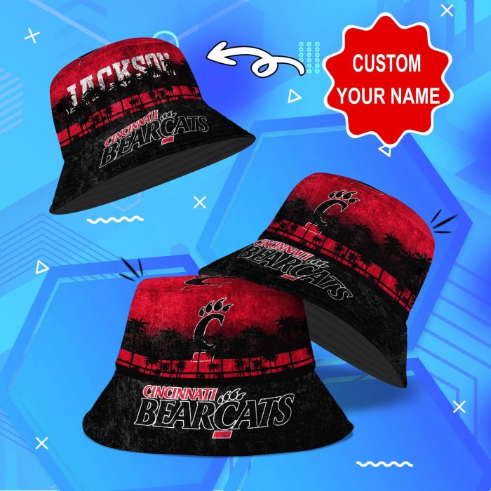 Cincinnati Bearcats NCAA Bucket Hat Personalized SBH271