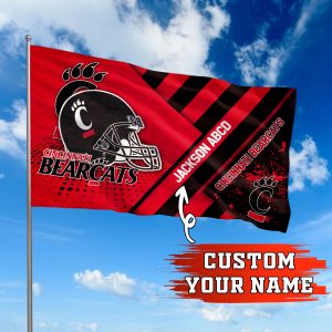 Cincinnati Bearcats NCAA Personalized Fly Flag Outdoor Flag Fl049