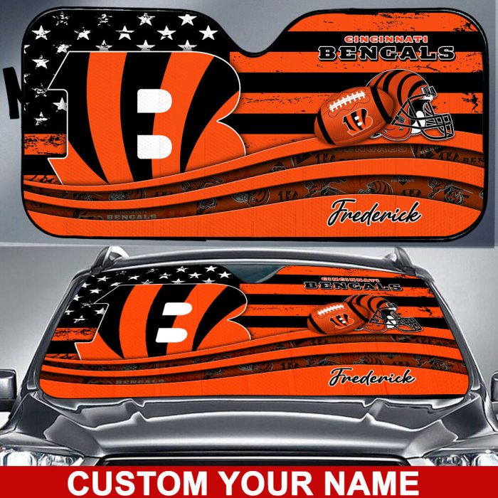 Cincinnati Bengals NFL Car Sun Shade CSS0439