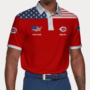 Cincinnati Reds Polo Shirt Golf Shirt 3D PLS465