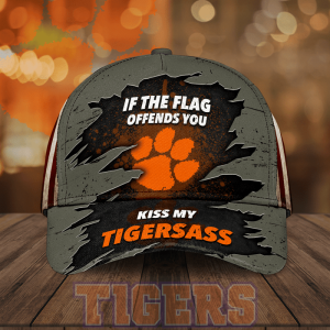 Clemson Tigers If The Flag Offends You Kiss My Tigersass 3D Classic Baseball Cap/Hat CGI2187