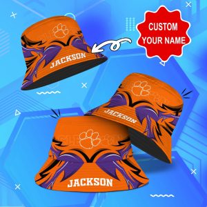 Clemson Tigers NCAA Bucket Hat Personalized SBH293