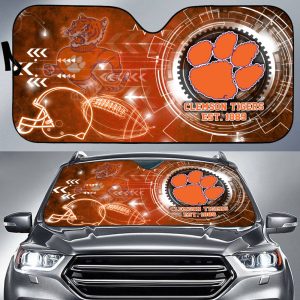 Clemson Tigers NCAA Car Sun Shade CSS0524