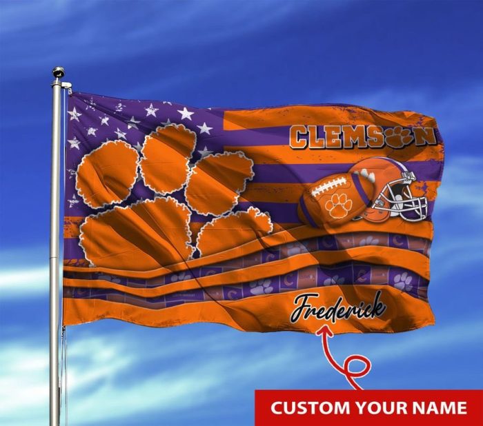 Clemson Tigers NCAA Fly Flag Outdoor Flag Fl062