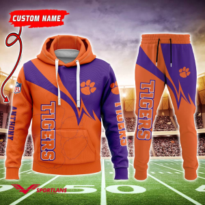Clemson Tigers Ncaa Combo Hoodie And Joggers Gift For Fans CHJ159