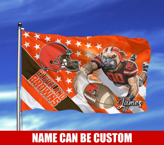 Cleveland Browns NFL Fly Flag Outdoor Flag Trend 2023 Fl277