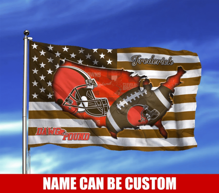 Cleveland Browns NFL Fly Flag Outdoor Flag Trend 2023 Fl300