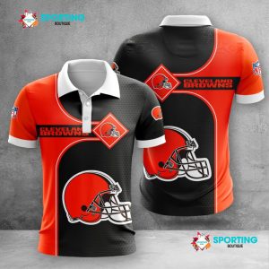 Cleveland Browns Polo Shirt Golf Shirt 3D PLS1429