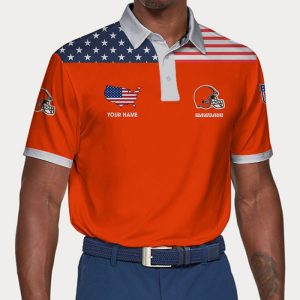 Cleveland Browns Polo Shirt Golf Shirt 3D PLS1814