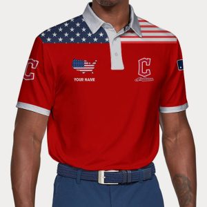 Cleveland Indians Polo Shirt Golf Shirt 3D PLS469