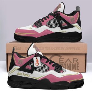Coral Peacock Jordan 4 Sneakers Anime Personalized Shoes JD401