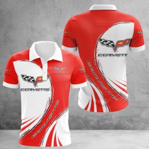 Corvette Polo Shirt Golf Shirt 3D PLS2441