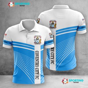 Coventry City F.C Polo Shirt Golf Shirt 3D PLS1460