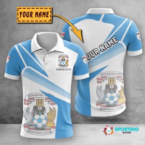 Coventry City F.C Polo Shirt Golf Shirt 3D PLS392