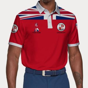 Crawley Town Polo Shirt Golf Shirt 3D PLS1856