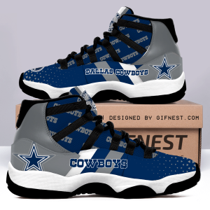 Dallas Cowboys 3D NFL Air Jordan 11 Sneaker JD110324