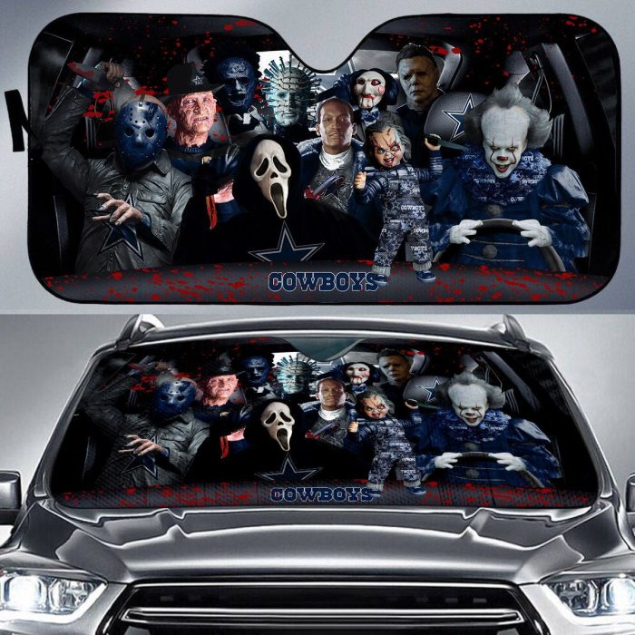 Dallas Cowboys NFL Halloween Car Sun Shade CSS0570