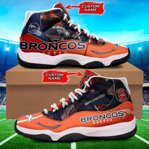 Denver Broncos 3D NFL Air Jordan 11 Sneaker JD110299