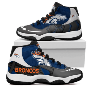 Denver Broncos NFL 3D Air Jordan 11 Sneaker JD110266