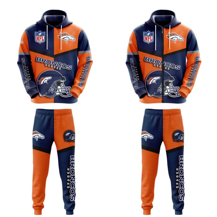 Denver Broncos NFL Personalized Combo Hoodie