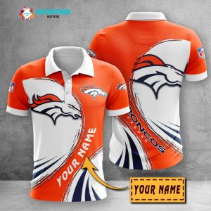 Denver Broncos Polo Shirt Golf Shirt 3D PLS2160
