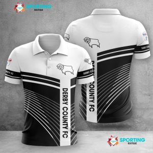 Derby County Polo Shirt Golf Shirt 3D PLS543