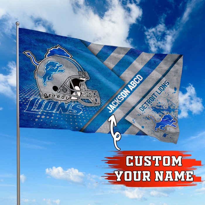 Detroit Lions NFL Personalized Fly Flag Outdoor Flag Fl055