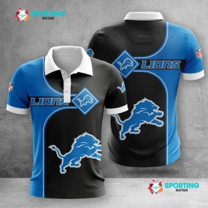 Detroit Lions Polo Shirt Golf Shirt 3D PLS1417