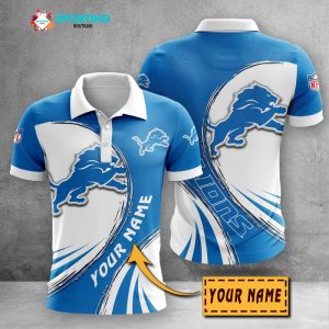 Detroit Lions Polo Shirt Golf Shirt 3D PLS2154
