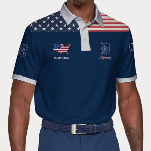 Detroit Tigers Polo Shirt Golf Shirt 3D PLS462